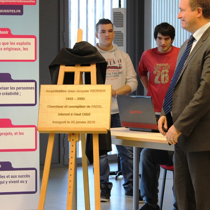 Inauguration de l'amphithéâtre Jean-Jacques WERNER- 25 janvier 2016