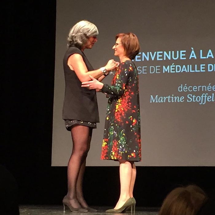 Remise de médaille de l’ordre du mérite décernée à Martine STOFFEL-CASTEROT- Vendredi 16 septembre 2016