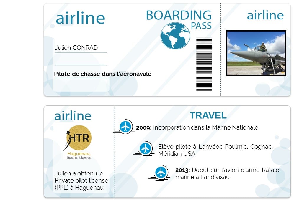 carte embarquement Julien CONRNAD